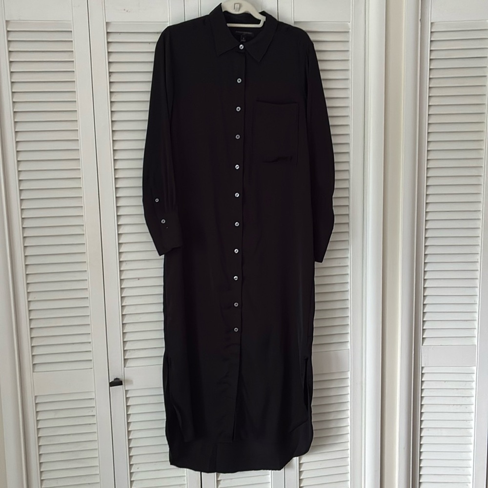 Banana Republic Black Shirt Dress
